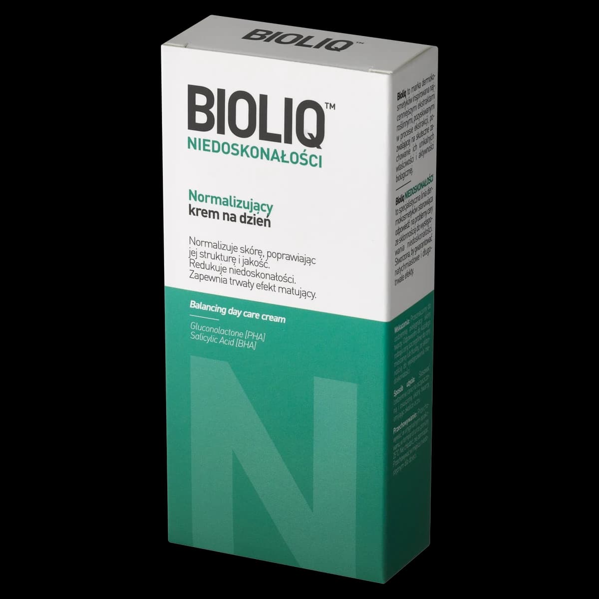 Bioliq Niedoskonałości normalizujący krem na dzień 30 ml