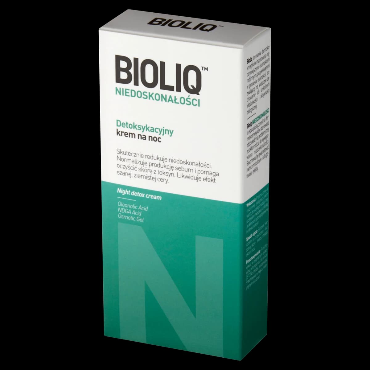 Bioliq Niedoskonałości detoksykacyjny krem na noc 30 ml