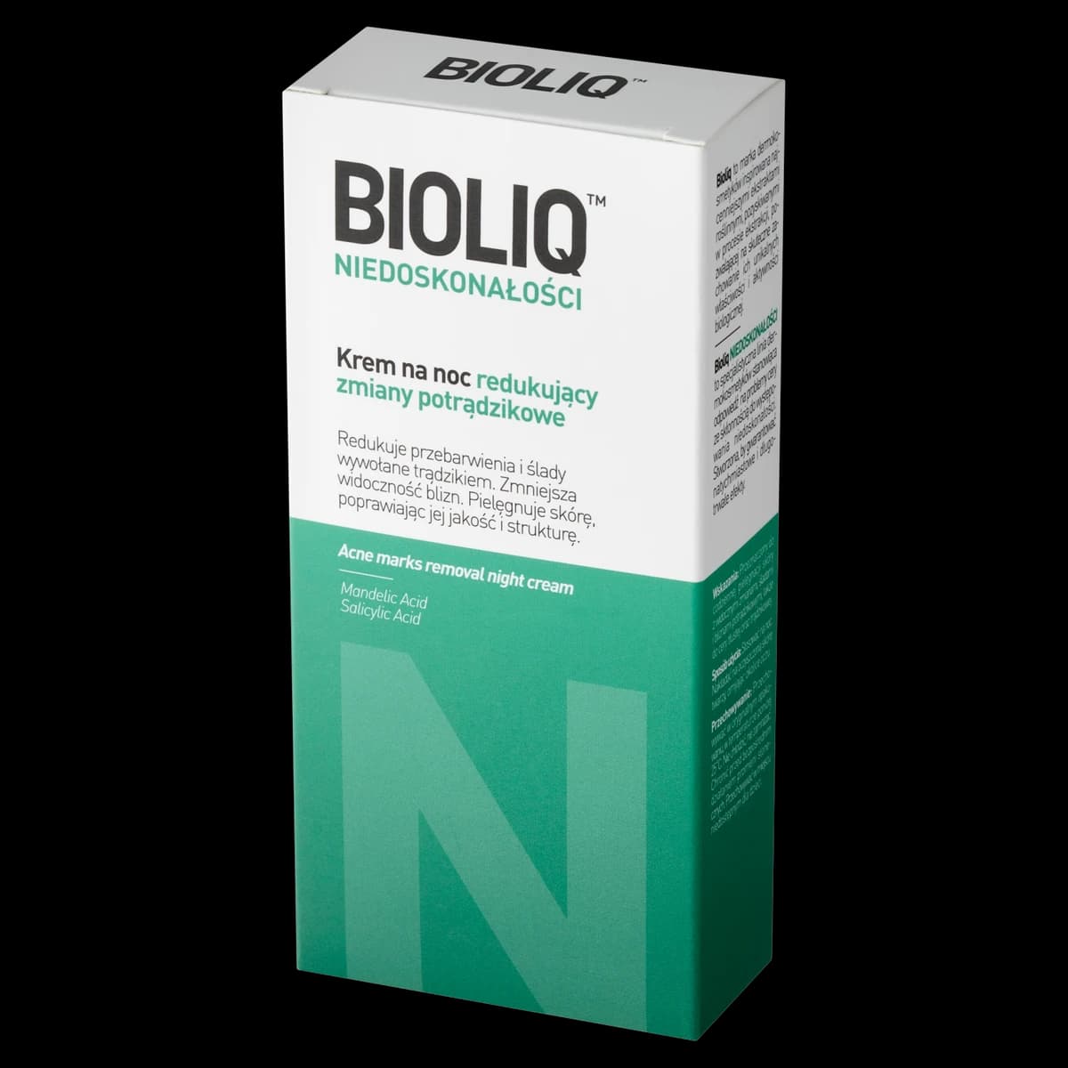 Bioliq Niedoskonałości krem na noc redukujący zmiany potrądzikowe 30 ml