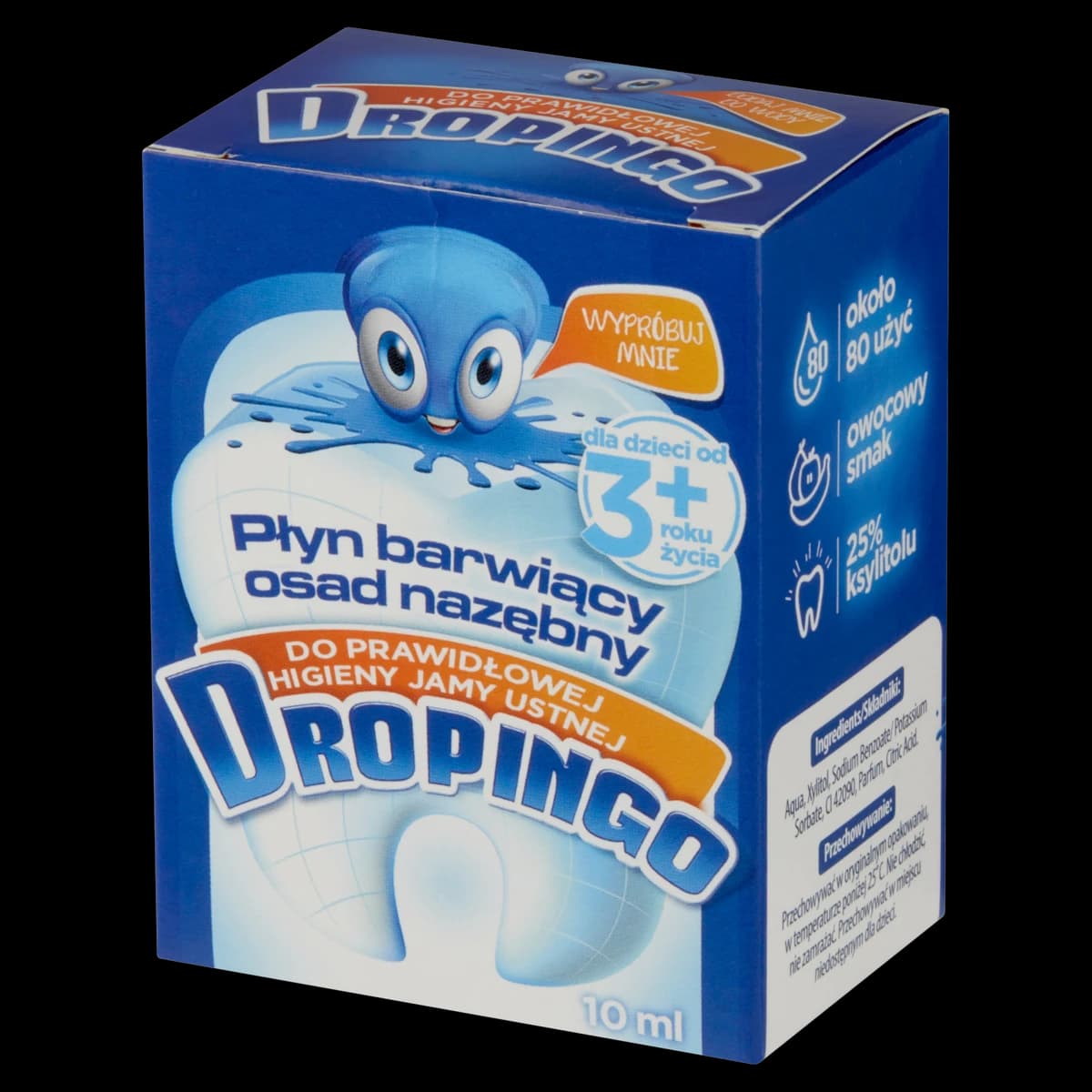 Dropingo Płyn barwiący osad nazębny 10 ml