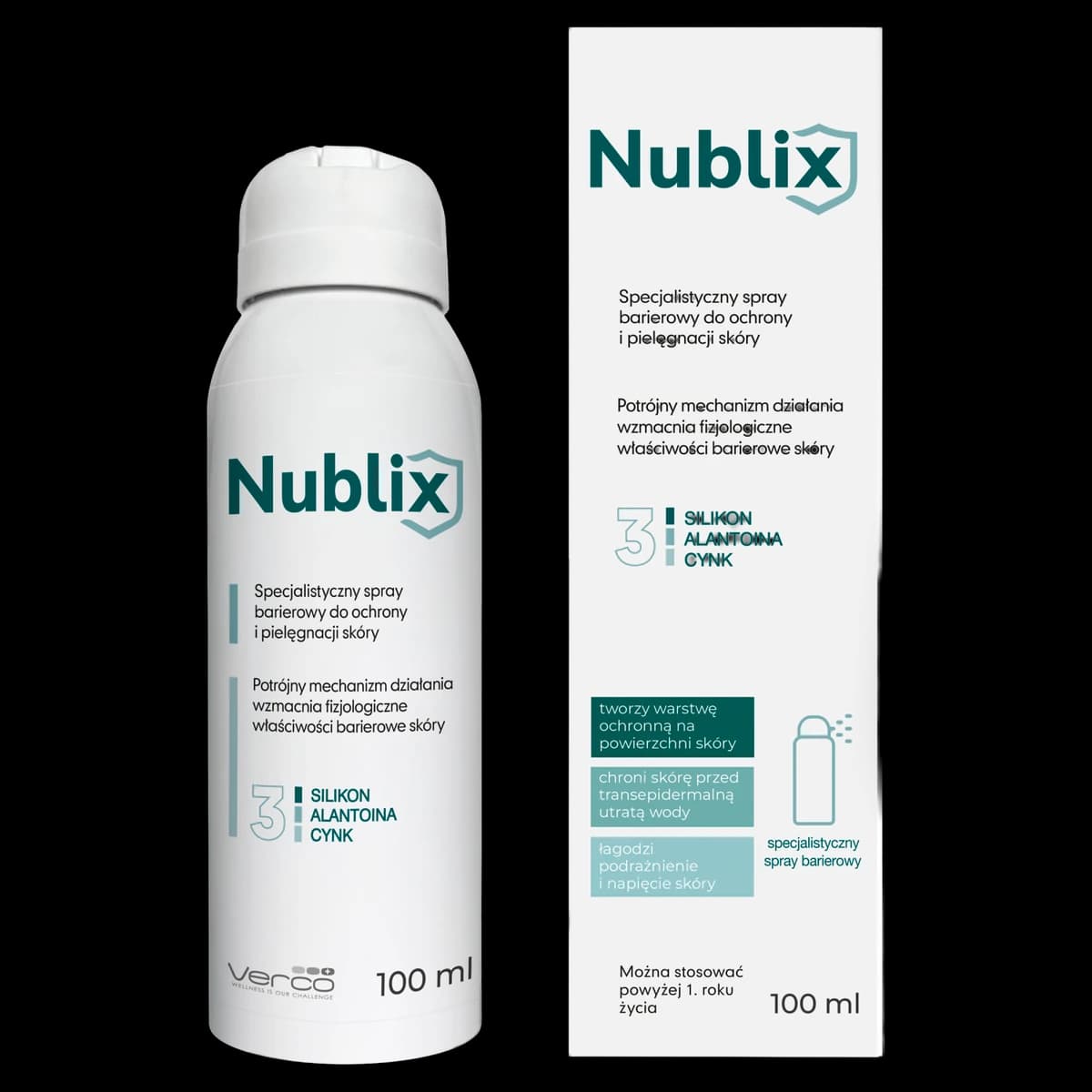 NUBLIX spray do stosowania na skórę 100 ml