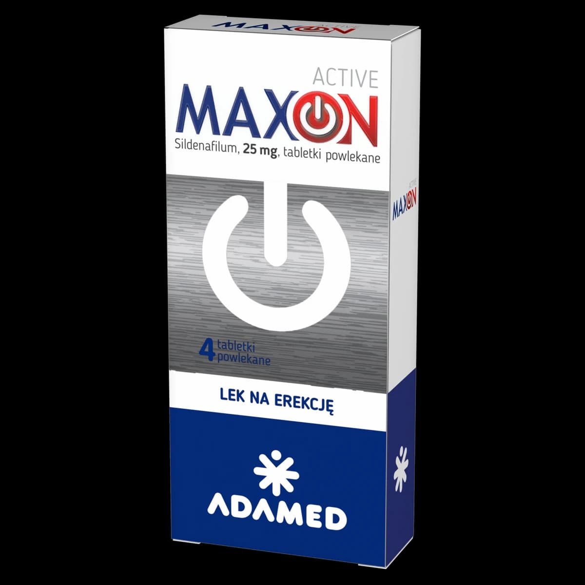 Maxon Active 25 mg 4 tabletki
