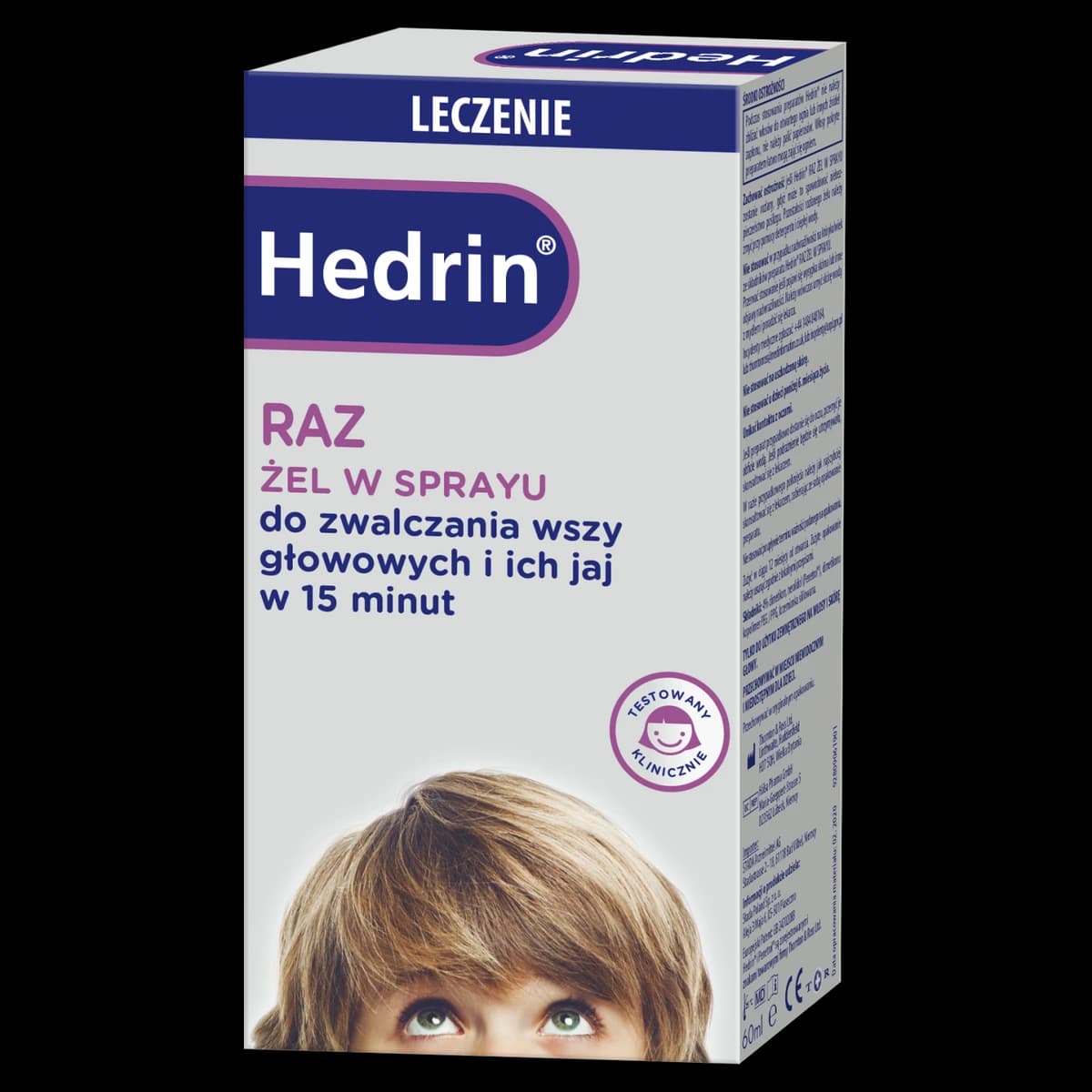 Hedrin żel w sprayu do zwalczania wszy głowowych i ich jaj 60 ml