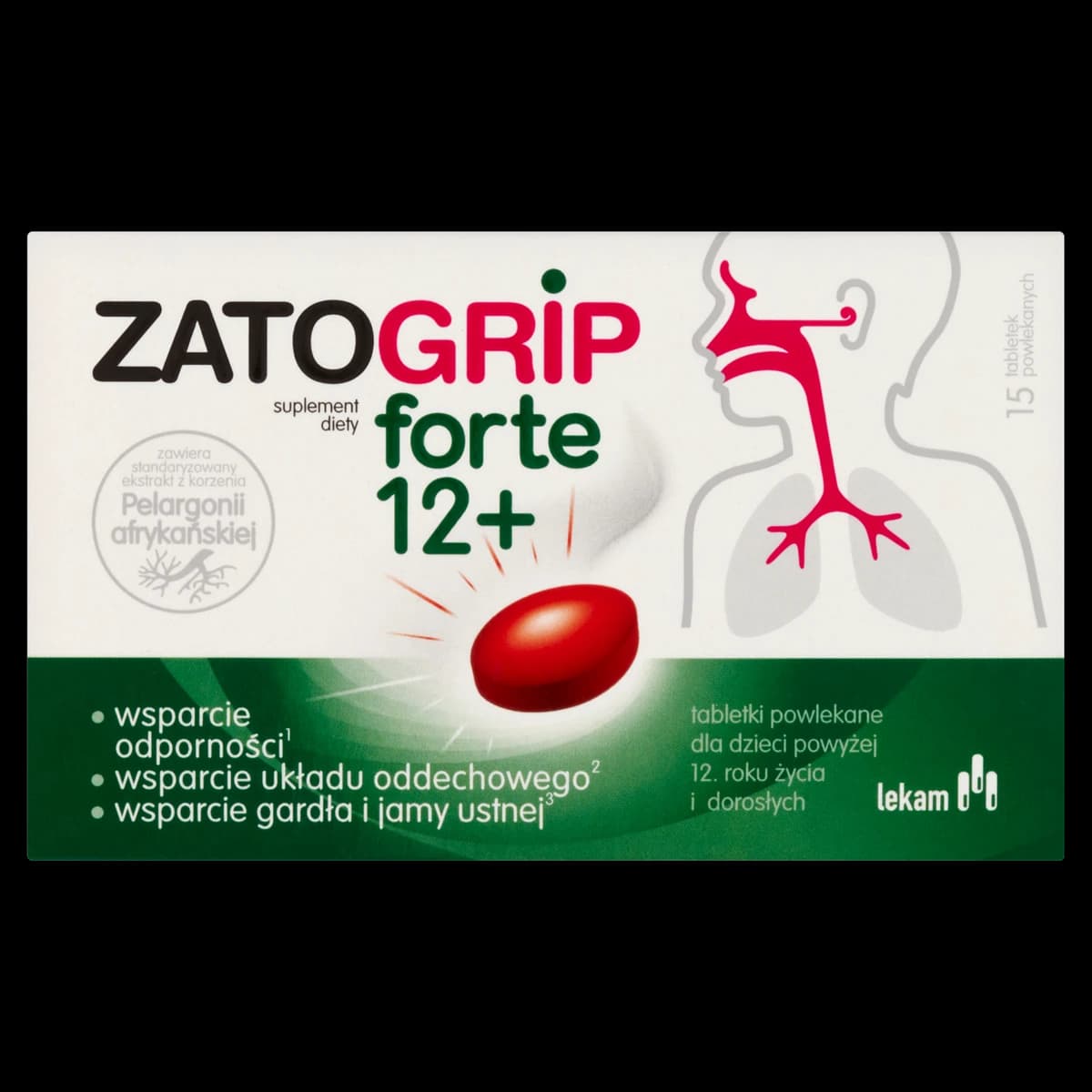 Zatogrip Forte 15 tabletek