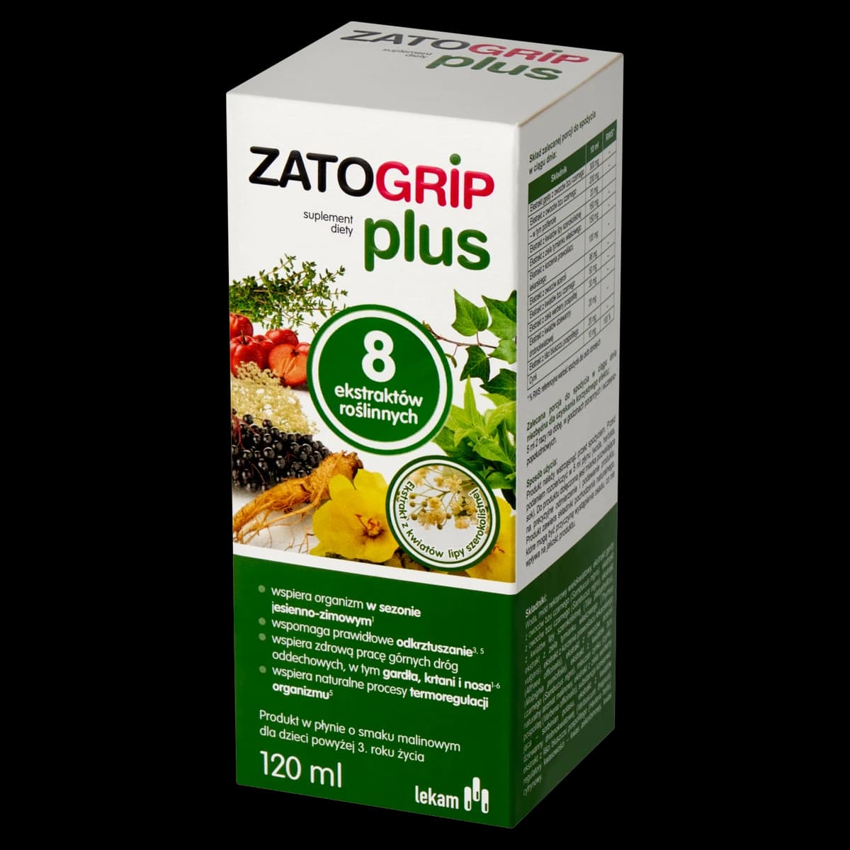 Zatogrip Plus syrop 120 ml