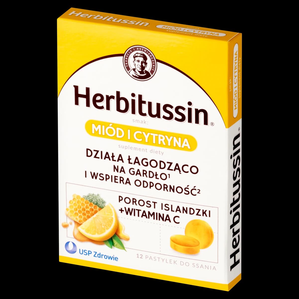 Herbitussin Porost Islandzki 12 pastylek