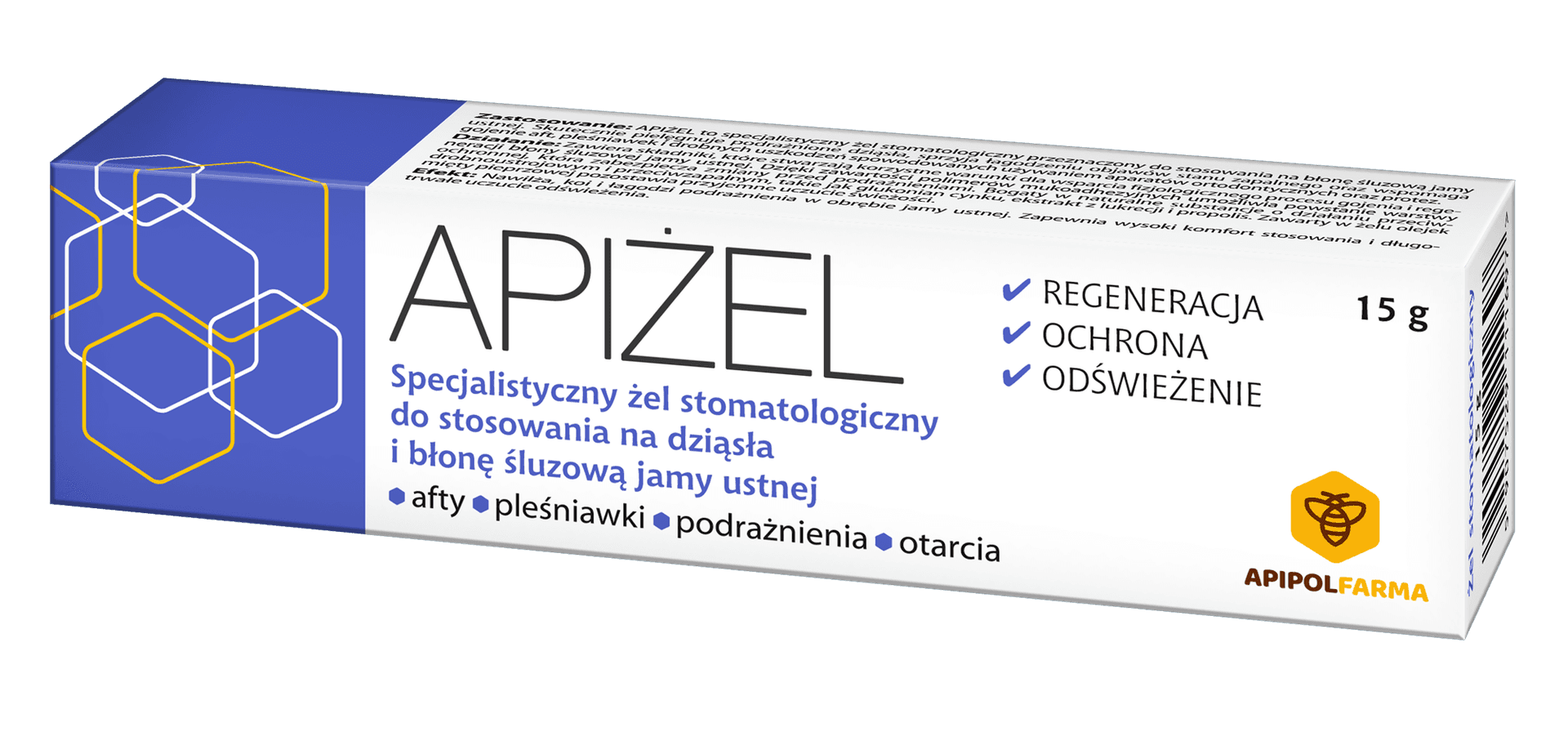 Apiżel specjalistyczny żel stomatologiczny 15 g