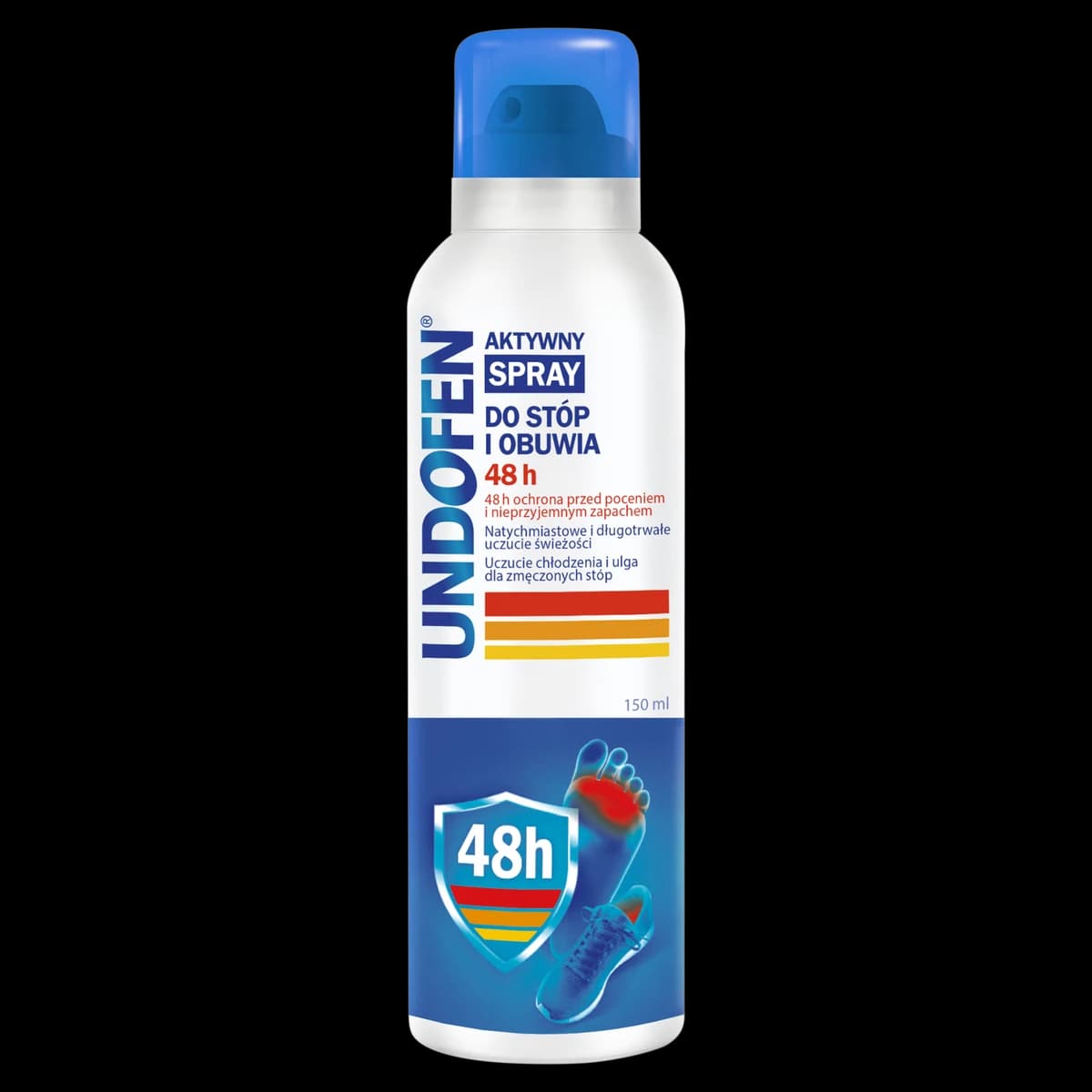 Undofen aktywny spray do stóp i obuwia 48h 150 ml