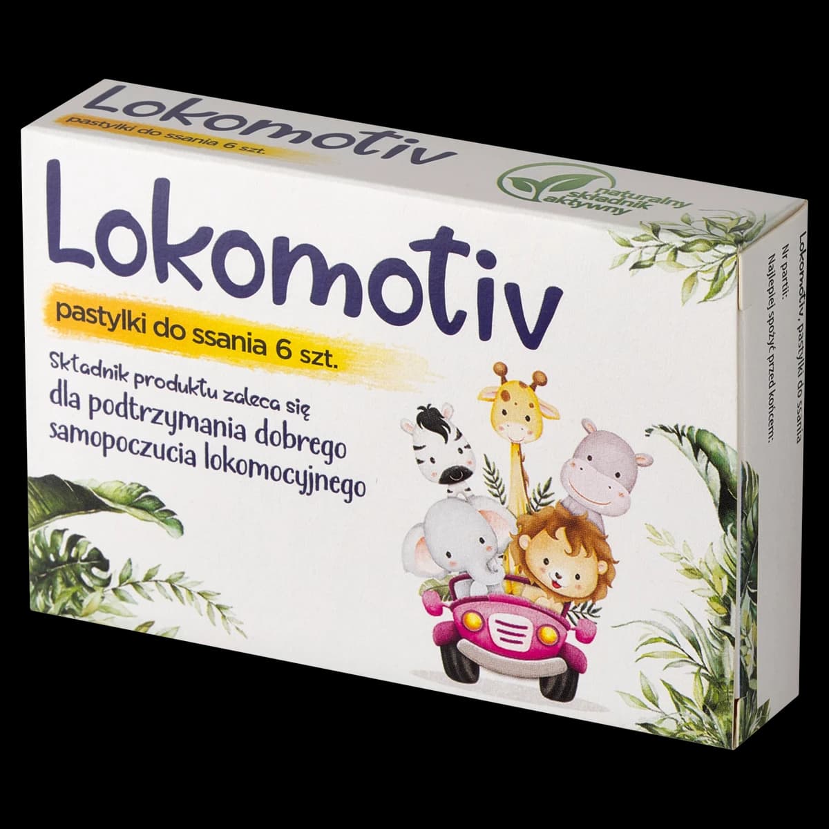 Lokomotiv na chorobę lokomocyjną 6 pastylek do ssania