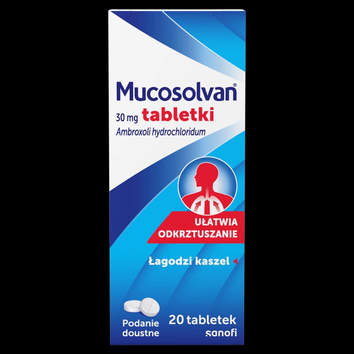 Mucosolvan 30 mg 20 tabletek