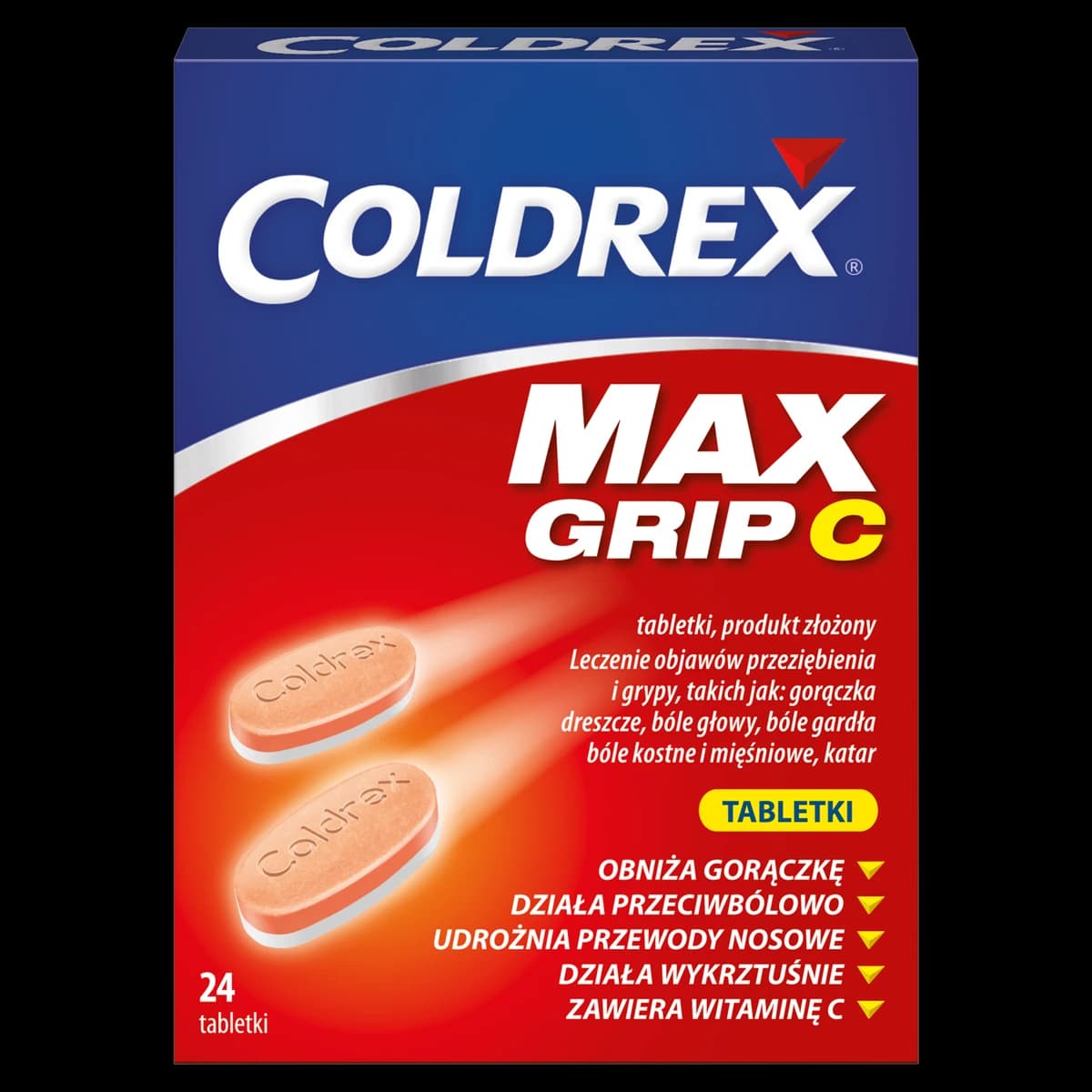 Coldrex MaxGrip C 24 tabletki
