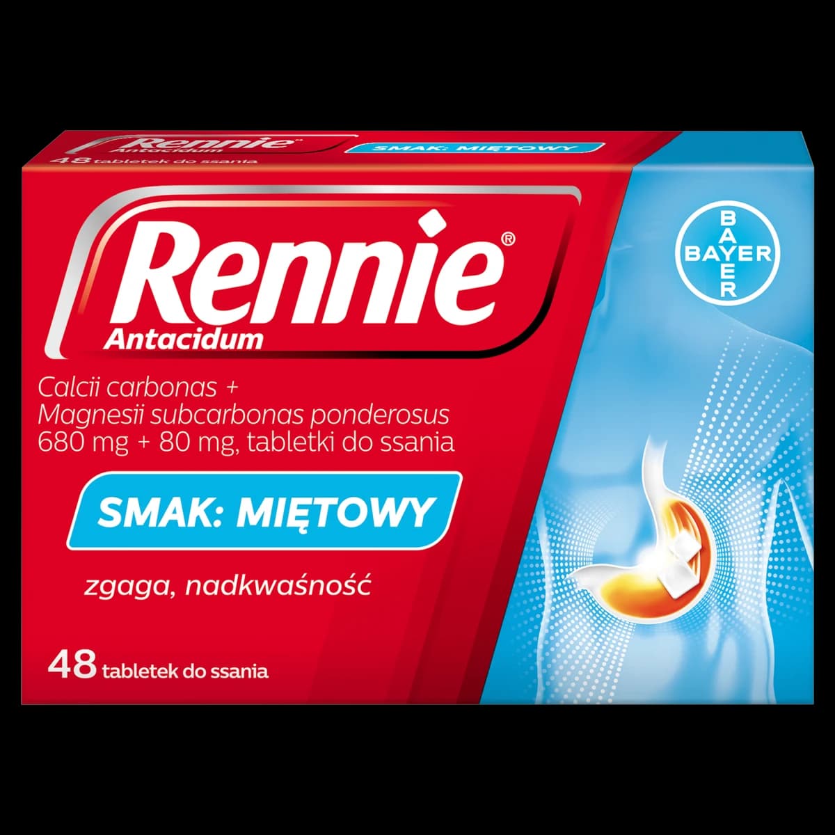 Rennie Antacidum 48 tabletek Bayer