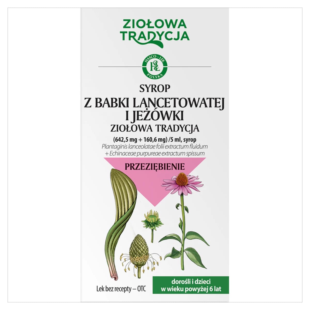 Syrop z babki lancetowatej i jeżówki Ziołowa Tradycja 125 g