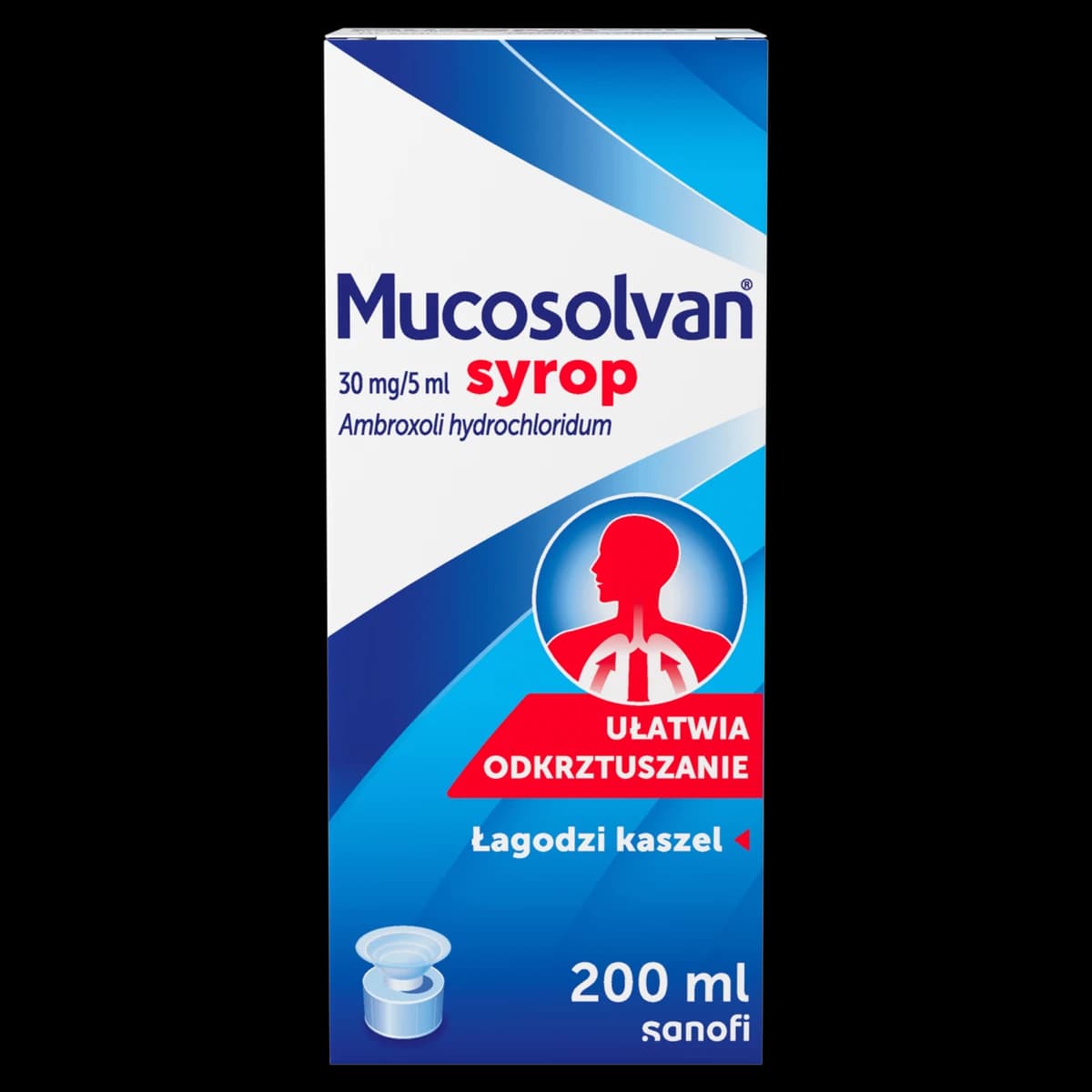 Mucosolvan 30 mg/5 ml syrop 200 ml