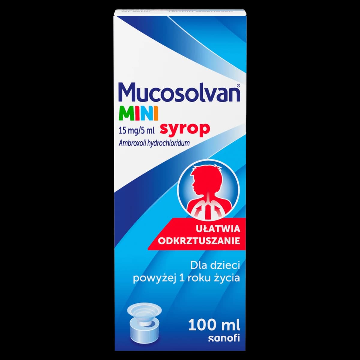 Mucosolvan Mini 15 mg/5 ml syrop 100 ml
