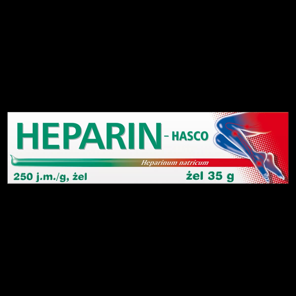 Heparin-Hasco 250 j.m. żel 35 g