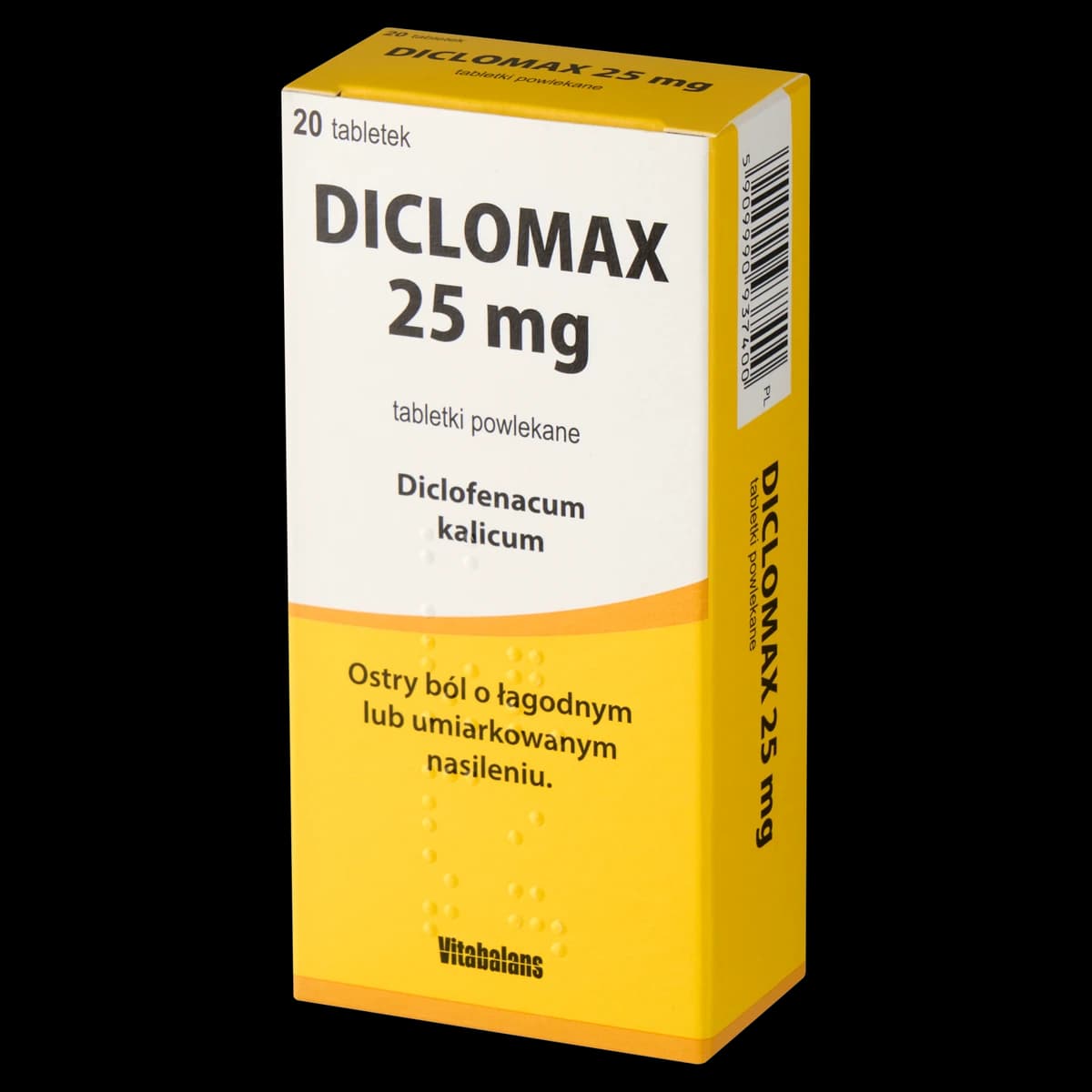 Diclomax 25 mg 20 tabletek powlekanych