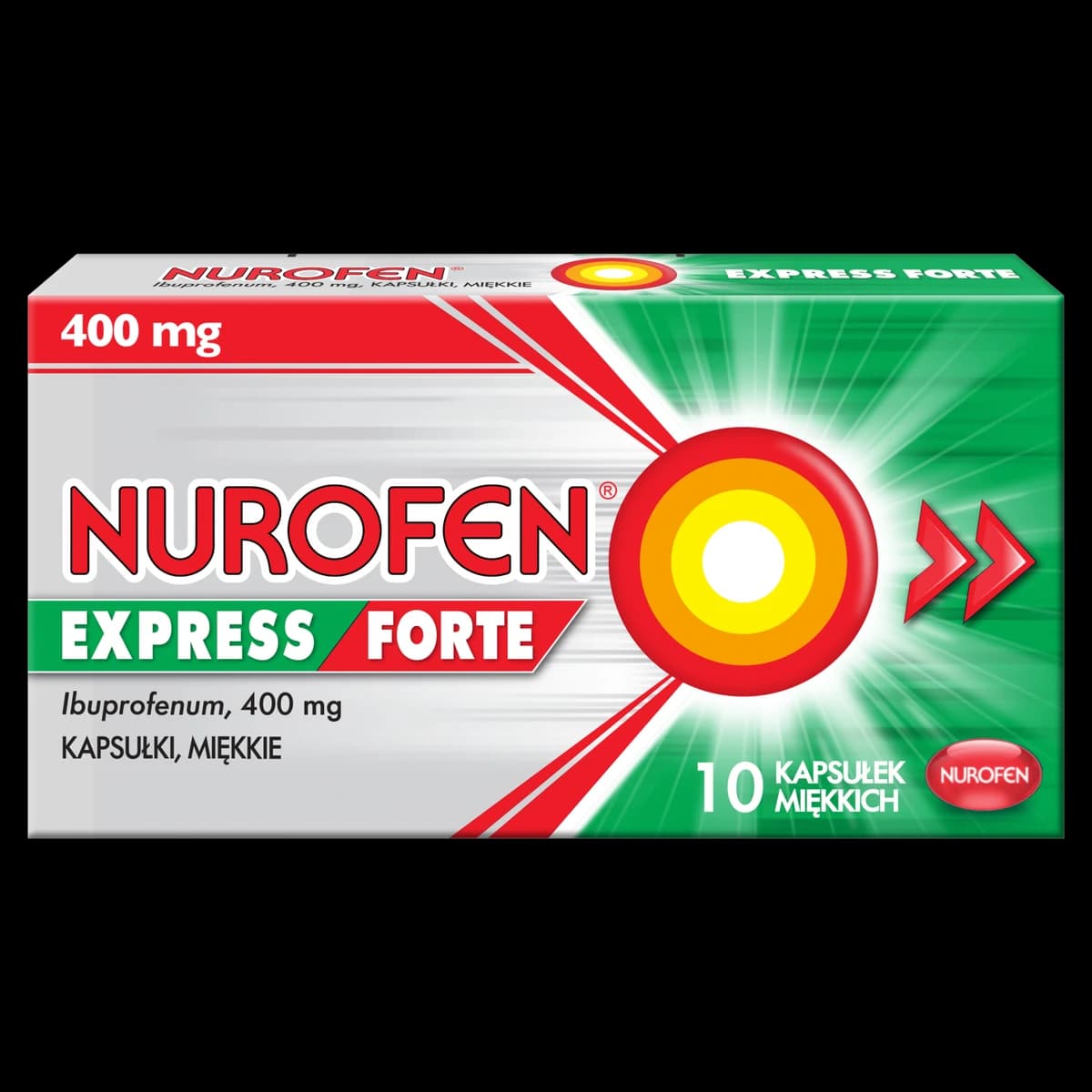 Nurofen Express Forte 400 mg 10 kapsułek