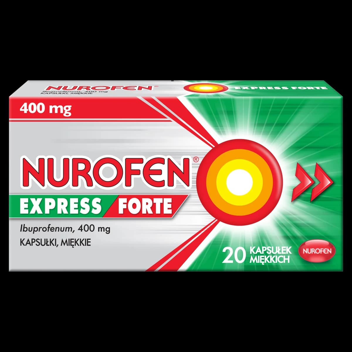 Nurofen Express Forte 400 mg 20 kapsułek