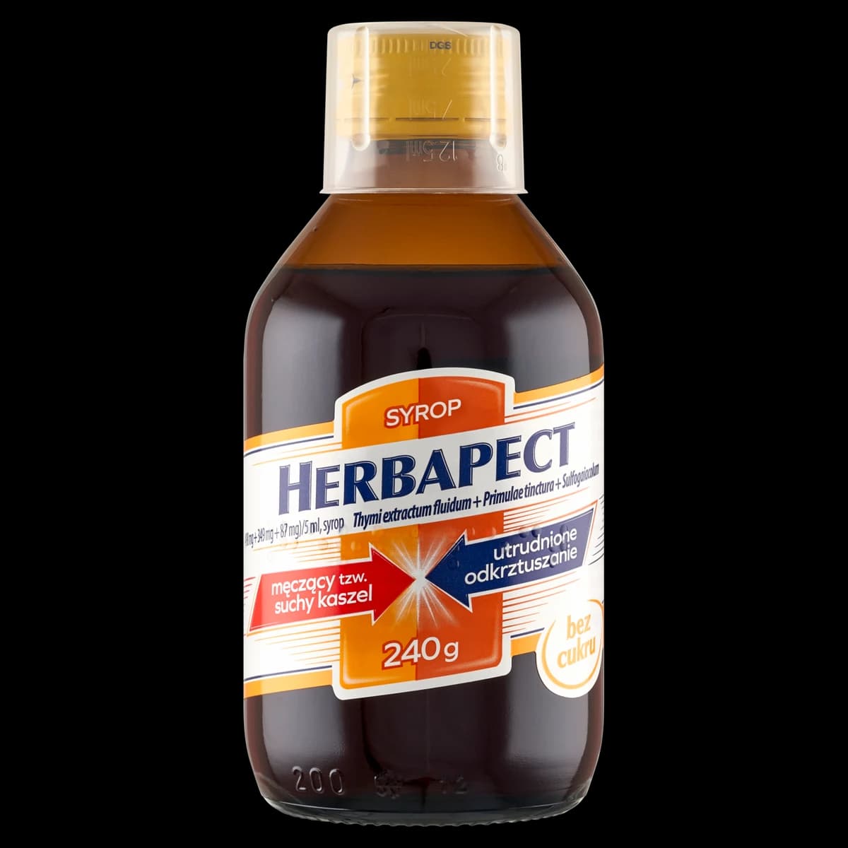 Herbapect syrop na kaszel suchy i mokry 240 g