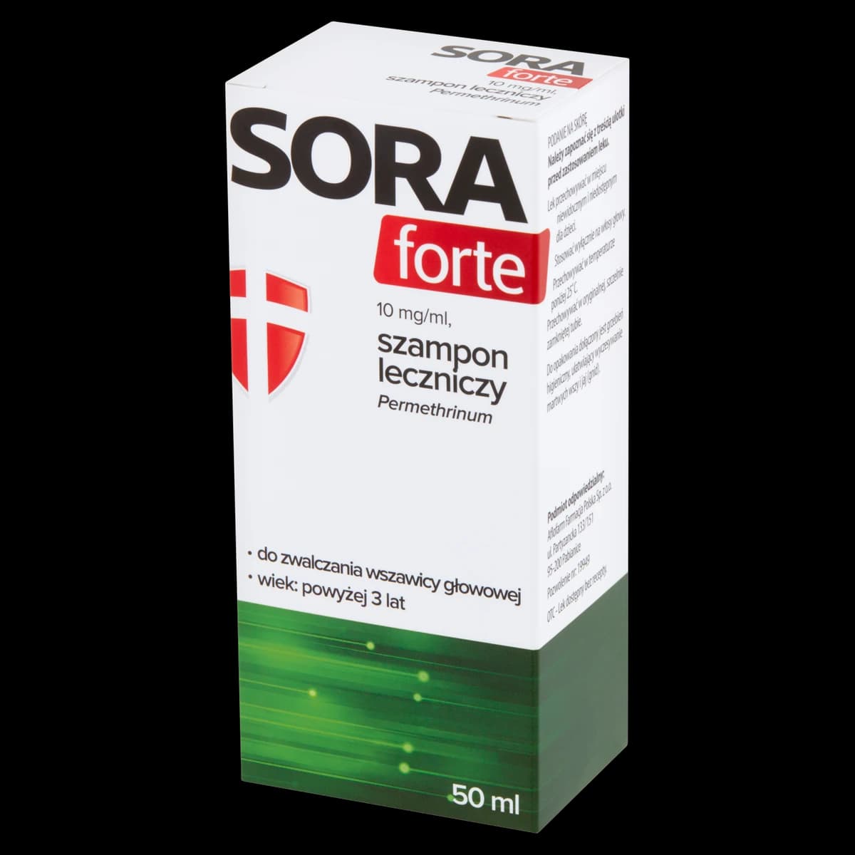 Sora Forte szampon leczniczy na wszy i gnidy 50 ml
