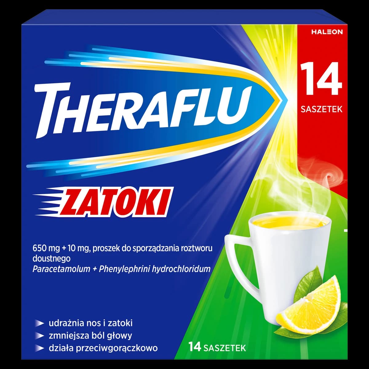 Theraflu Zatoki 14 saszetek