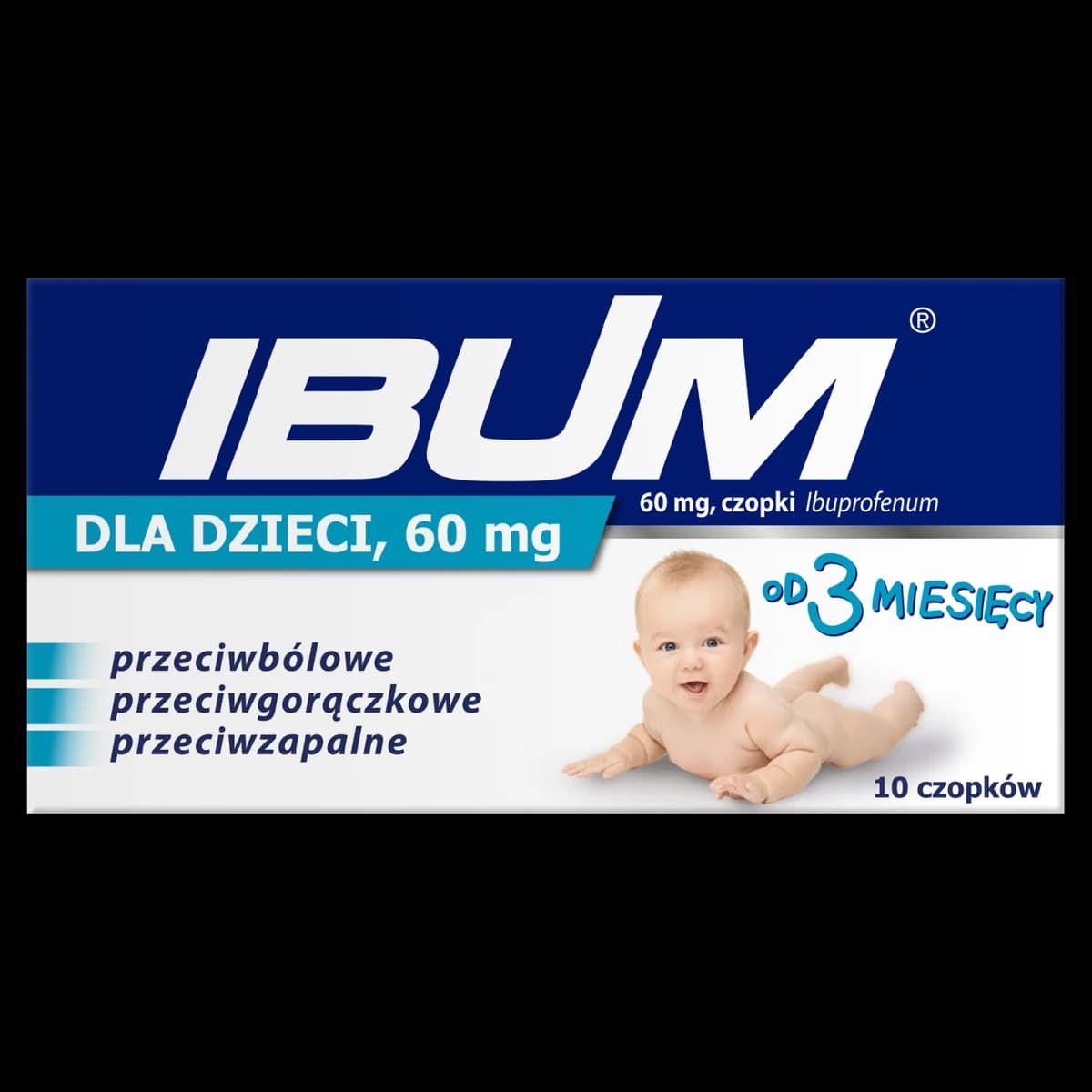 Ibum Dla Dzieci 60 mg 10 czopków