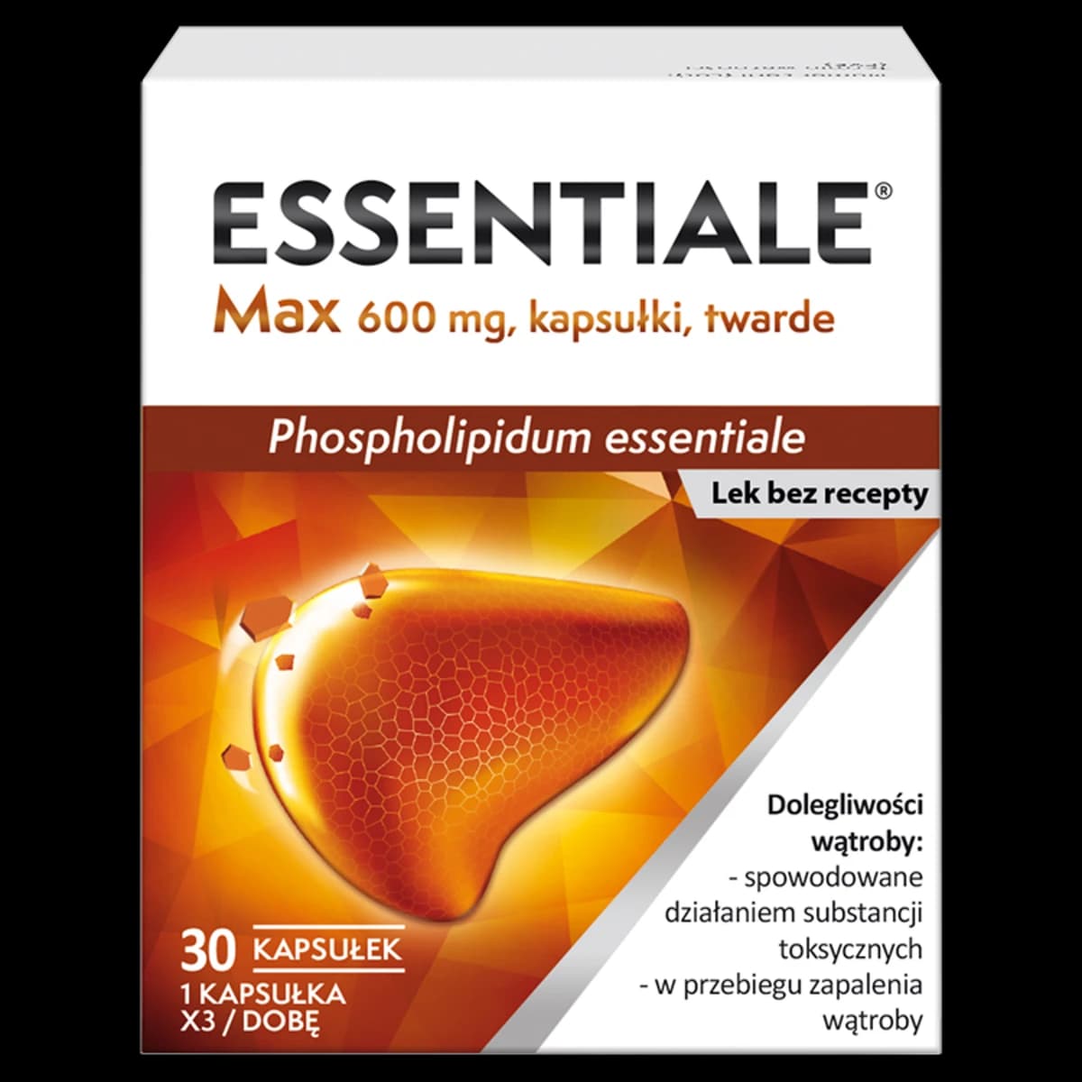 Essentiale Max 600 mg 30 kapsułek