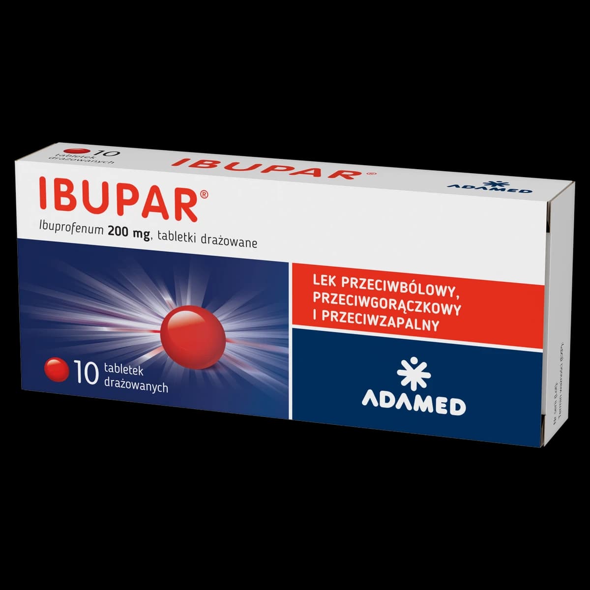 Ibupar 200 mg 10 tabletek