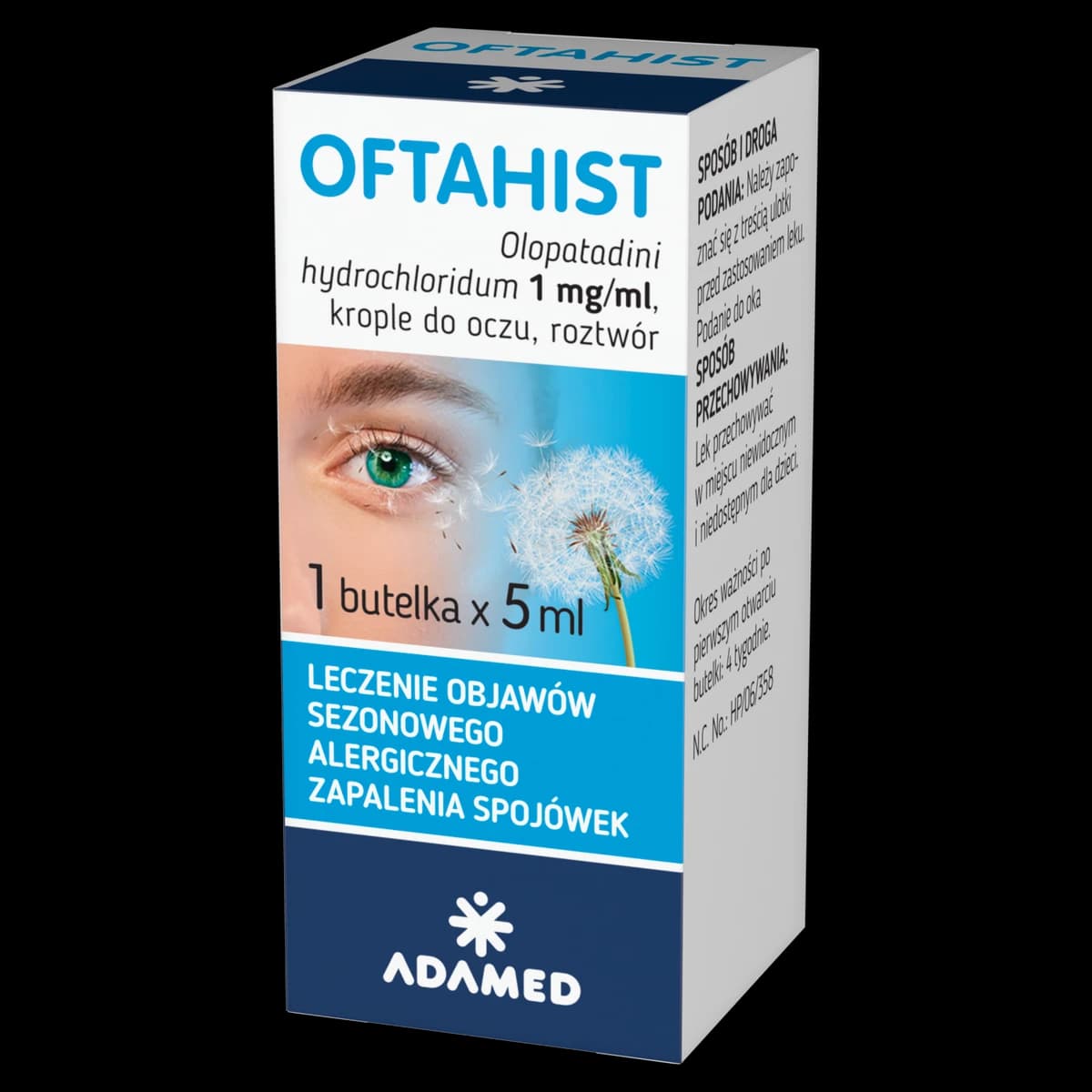 Oftahist 1 mg/ml krople do oczu 5 ml
