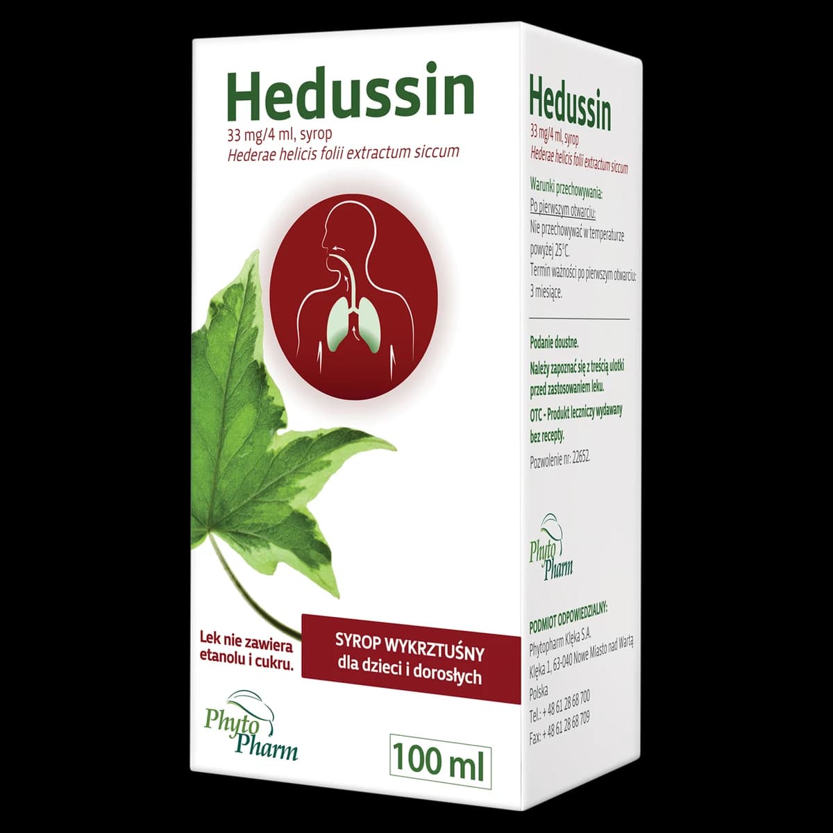 Hedussin syrop 33 mg/4ml 100 ml