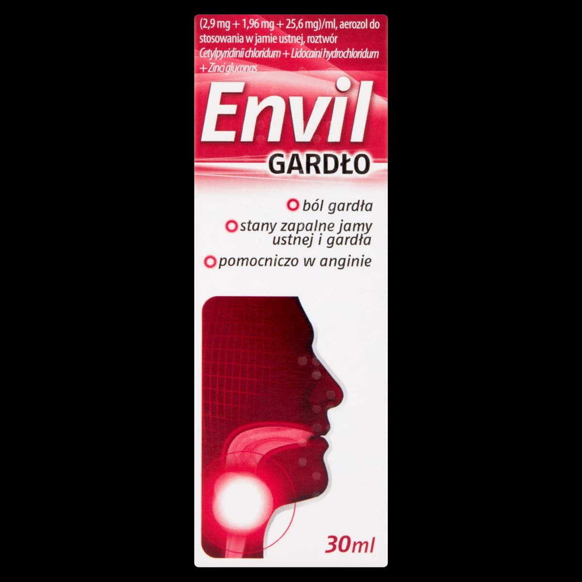 Envil Gardło aerozol do stosowania w jamie ustnej 30 ml