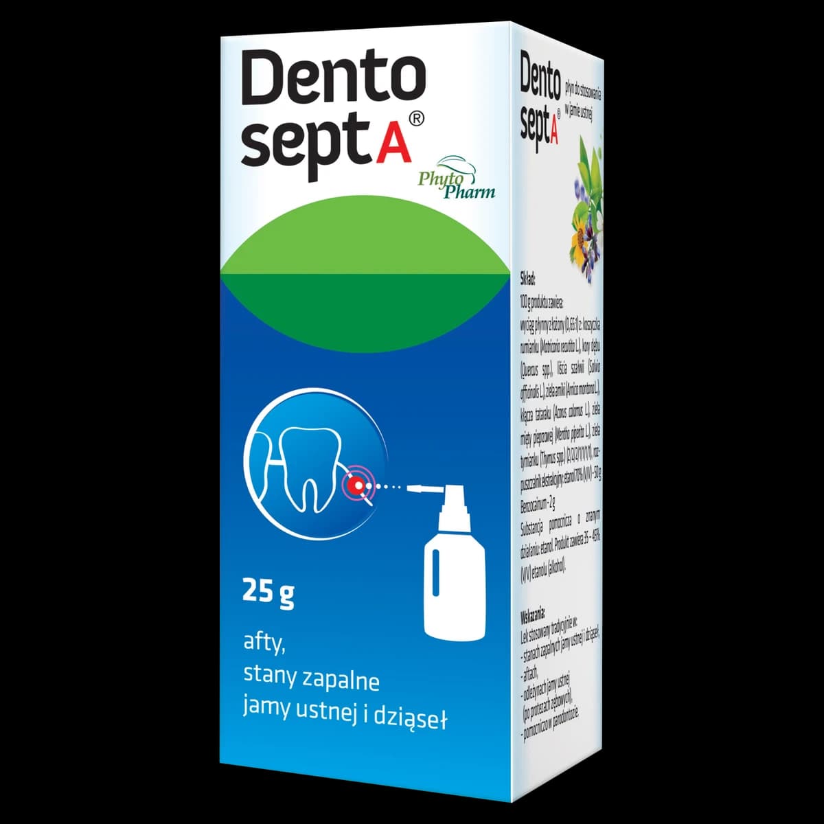 Dentosept A płyn do stosowania w jamie ustnej 25 g