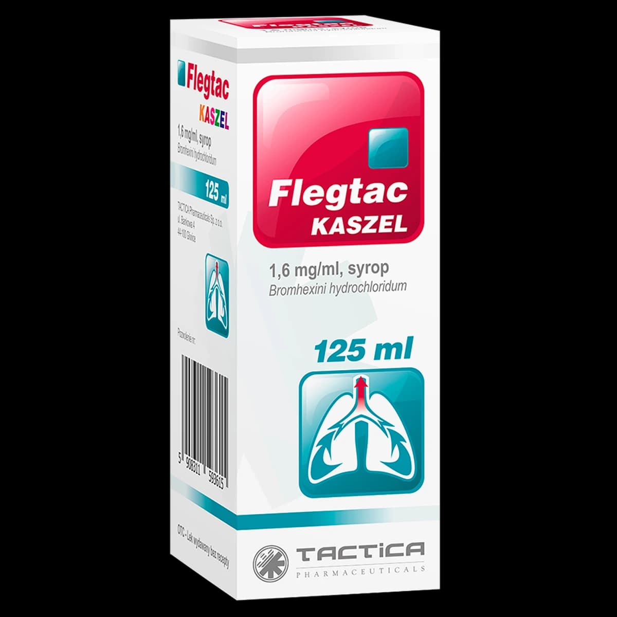 Flegtac Kaszel syrop 1,6 mg/ml 125 ml