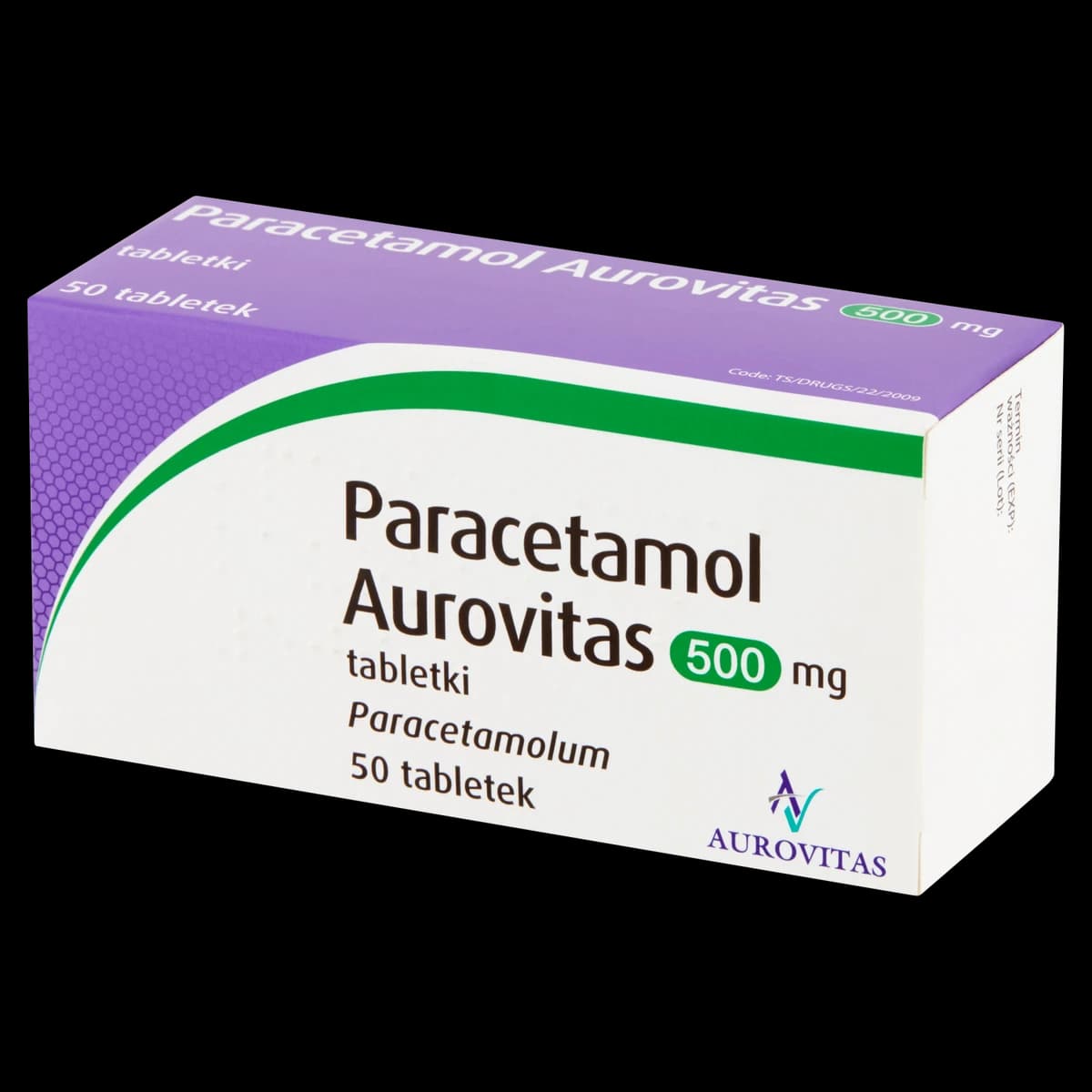 Paracetamol Aurovitas 500 mg 50 tabletek