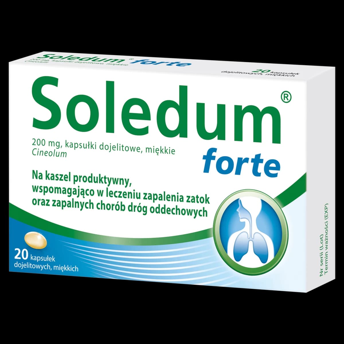 Soledum forte 20 kapsułek