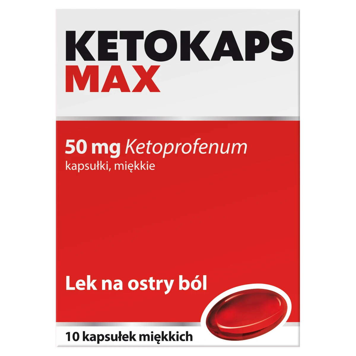 Ketokaps Max 50 mg 10 kapsułek