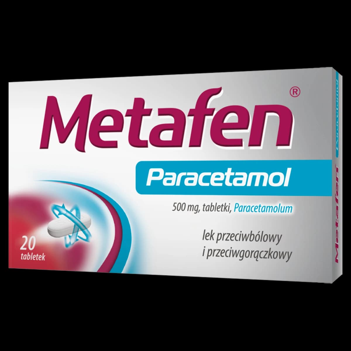 Metafen Paracetamol 500 mg 20 tabletek