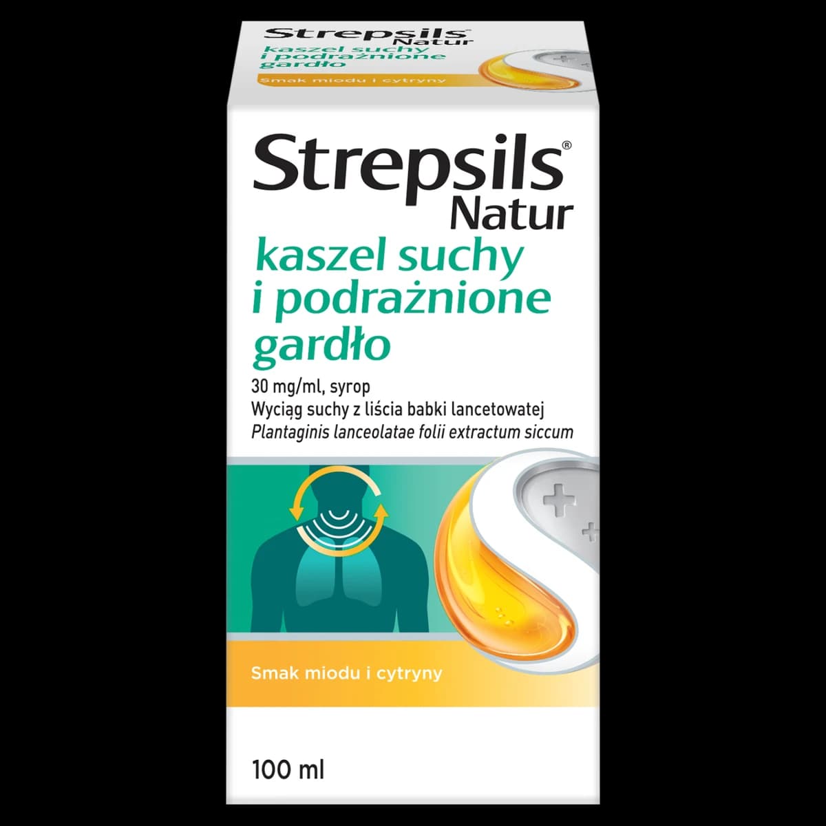 Strepsils Natur kaszel suchy i podrażnione gardło 100 ml