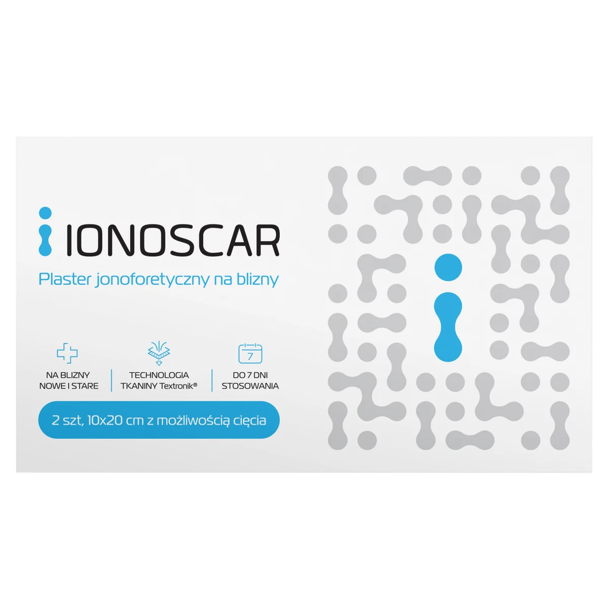Ionoscar plaster jonoforetyczny na blizny 2 sztuki