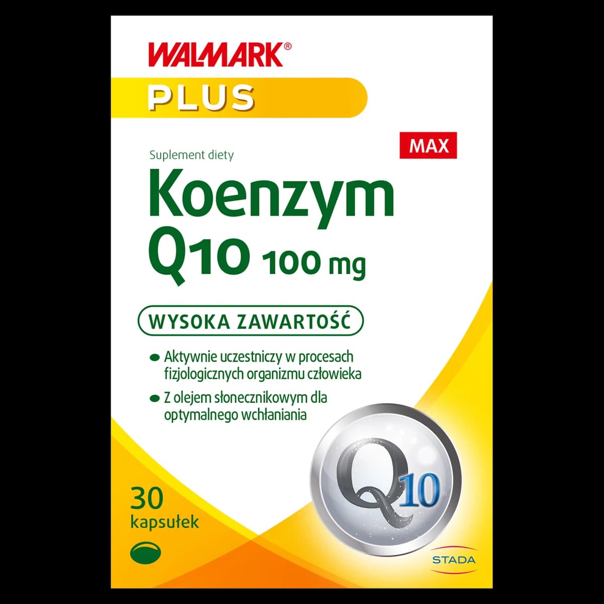 Walmark Plus Koenzym Q10 max 100 mg 30 kapsułek