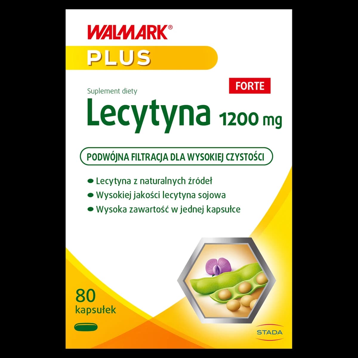 Walmark Plus Lecytyna forte 1200 mg 80 kapsułek