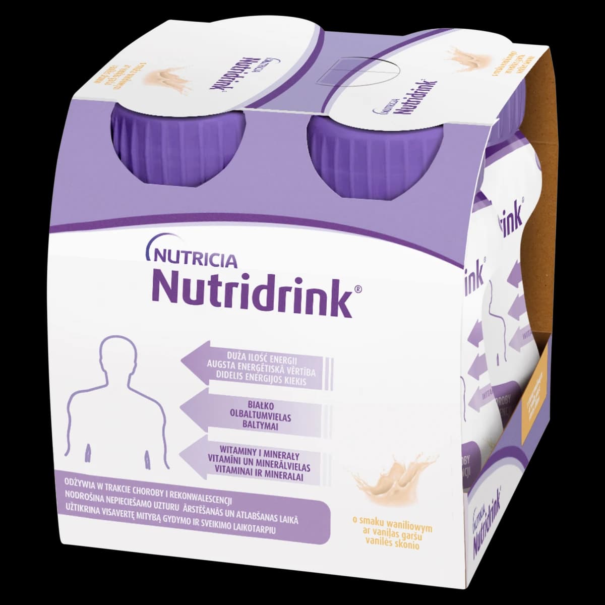 Nutridrink o smaku waniliowym płyn 4 szt. po 125 ml