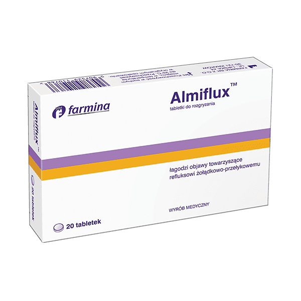 Almiflux 20 tabletek do rozgryzienia