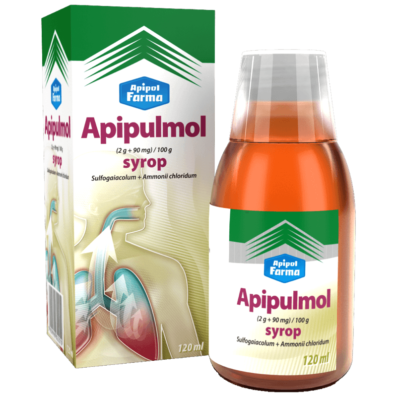 Apipulmol syrop (2 g + 90 mg)/100 g 120 ml