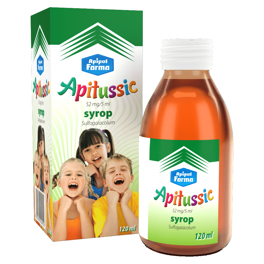 Apitussic 52 mg/5 ml 120 ml syrop