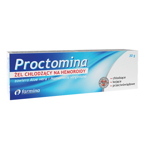 Proctomina chłodzący żel na hemoroidy 30 g