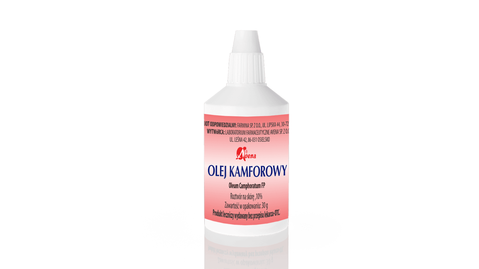Olej kamforowy roztwór na skórę 10% 30 g