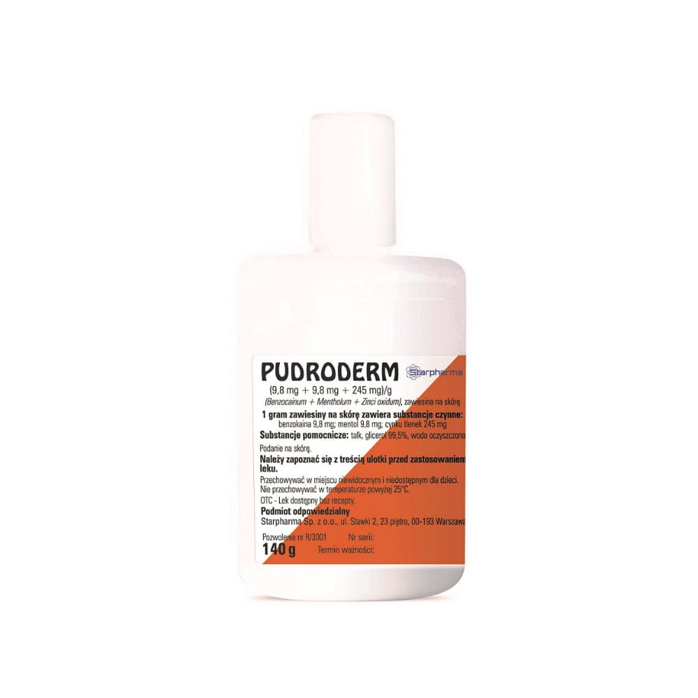 Pudroderm 140 g