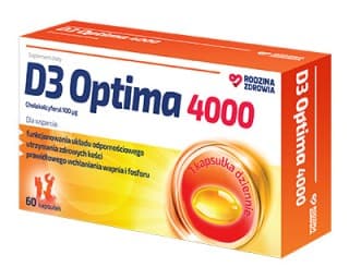 Rodzina Zdrowia D3 Optima 4000 60 kapsułek